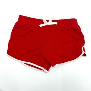 Forever 21 Kids Girls‎ Red Dolphin Shorts White Trim Size 9/10